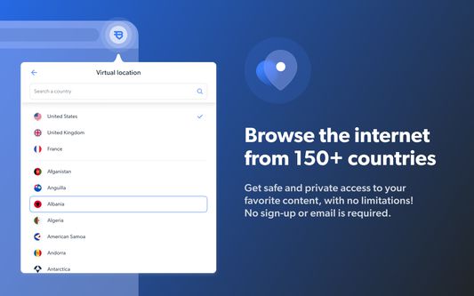 Bright VPN - Secure Private & Free VPN Proxy VPN country list