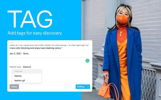 Add tags for easy discovery.