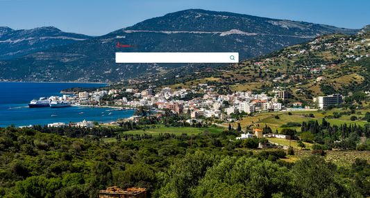 Izmir Background with Turkish Search Engine
