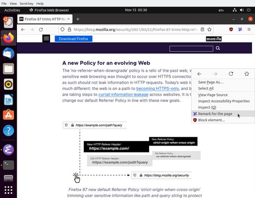 A page providing enough metadata - Mozilla blog