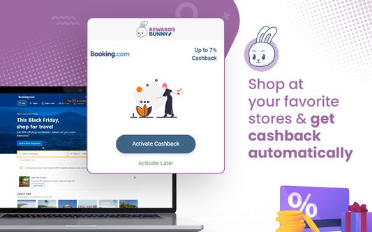 Shop at your favorite stores and get cashback automatically