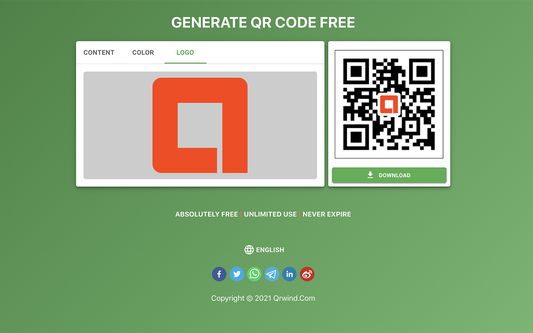 Add you own logo on the QR code