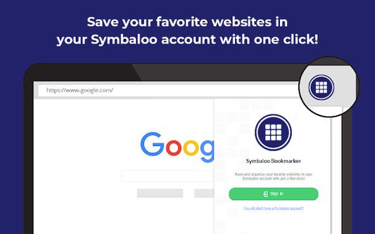 Create a tile without going to Symbaloo, straight from any website you visit.