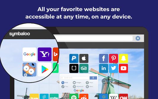 All your favorite websites are accesible at any time, on any device.