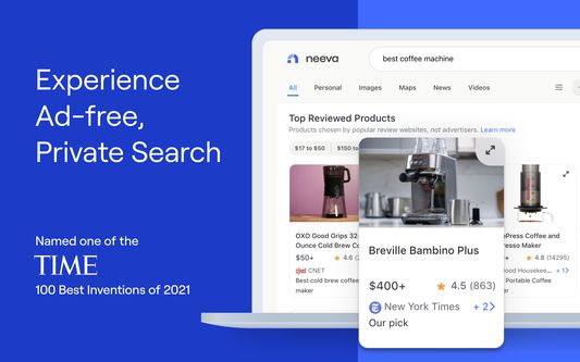 Experience Ad-free, Private Search.