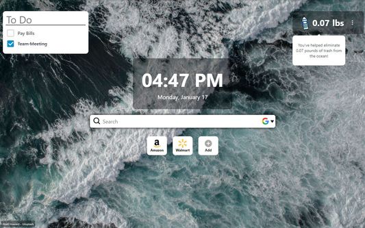 Sea Tab browser layout