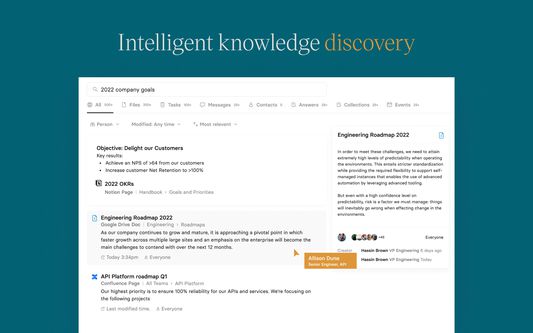 Organize, centralize, and optimize the information that will keep increase your team's productivity.