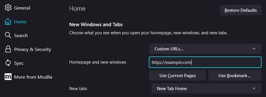 Set your homepage in Firefox options and done!
