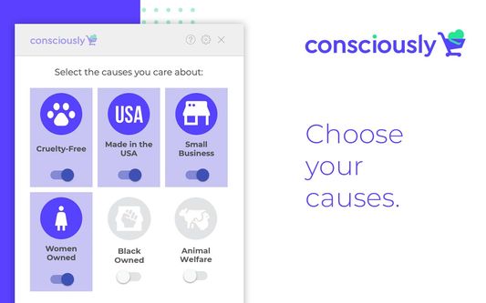Choose the causes you care about.