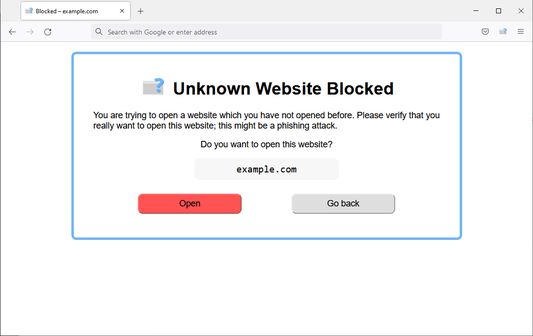 Blocked page