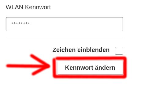 2. Unten auf "Kennwort ändern" klicken.
2. Click on "Change password" at the bottom