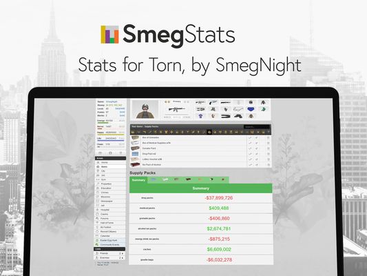 SmegStats, Stats for Torn, by SmegStat