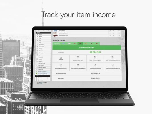 Track your item income
