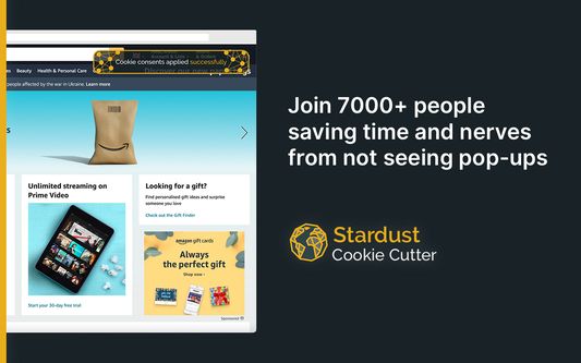 Join 7000+ people saving time and nerves from not seeing pop-ups