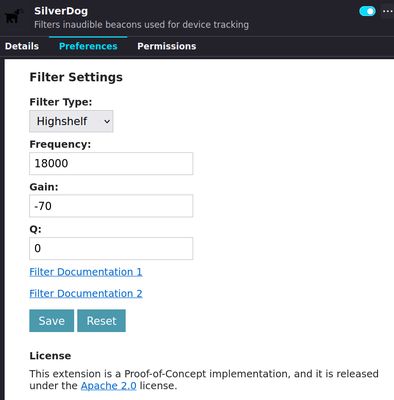 Silver Wold Config Panel.
