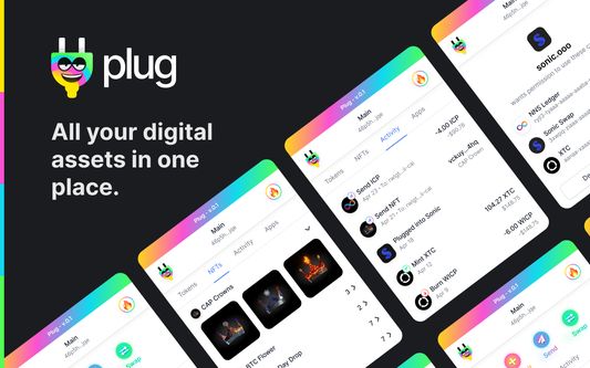 Meet Plug 🔌 an Internet Computer browser wallet extension & identity provider.