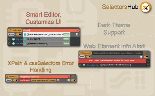 SelectorsHub- The best XPath Add On for FireFox supports xpath errors