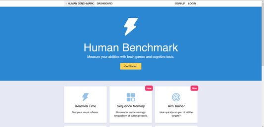 Human Benchmark - Fun & Games - Forumosa