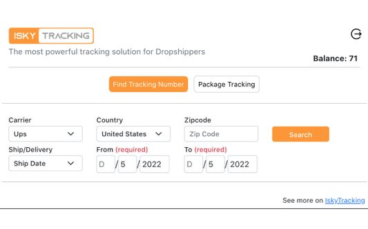 Find the Tracking Numbers
