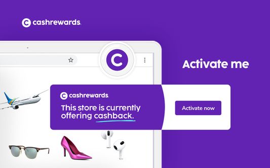 The Notifier will pop up in your browser so you can activate cashback directly on your favourite store's website.