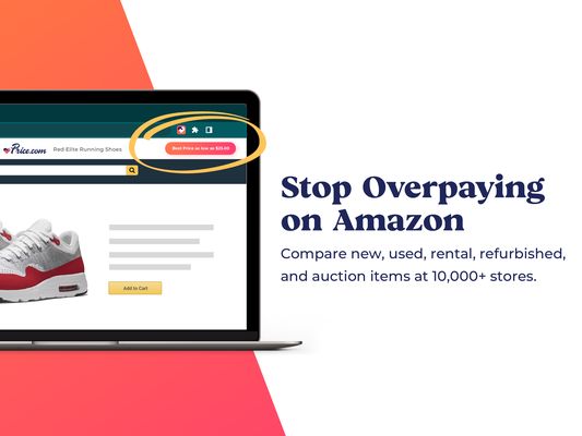 Stop Overpaying on Amazon
Compare new, used, rental, refurbished,
and auction items at 10,000+ stores.