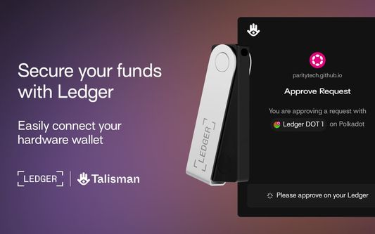 Secure your funds with Ledger. Easily connect your hardware wallet.