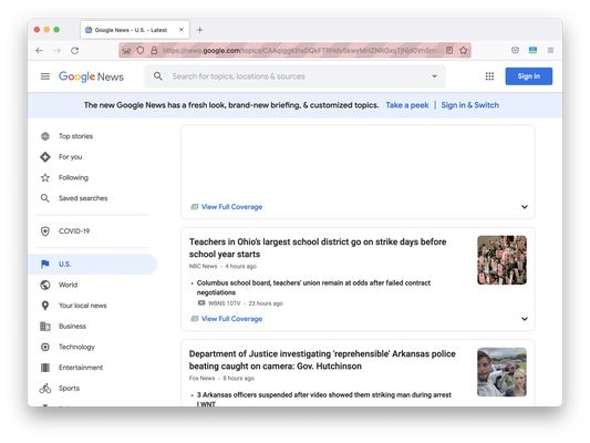 Headlines matching your keywords are hidden.