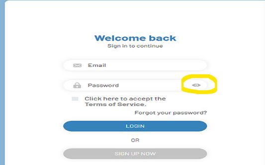 To hide 'show password' option from different login pages
