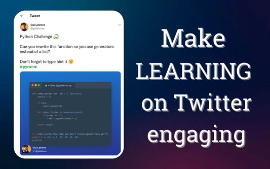 Make learning engaging!