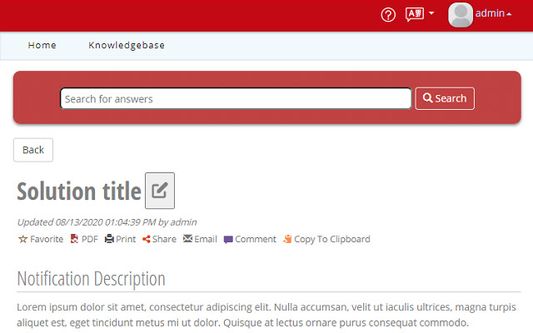 Edit button after solution title