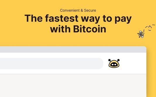 The fastest way to pay with Bitcoin