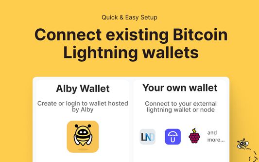 Connect existing Bitcoin Lightning wallets
