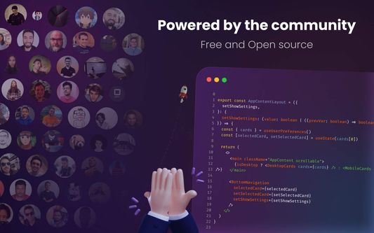 Free & Open source - Powered by the community