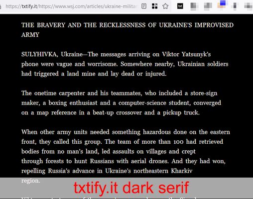 txtify.it dark serif