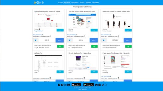 Glass It provides custom monitoring and can track many online stores for price drops, stock changes and notify you a number of ways