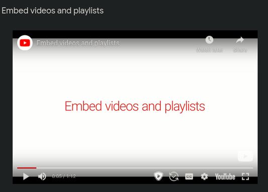 Embed video