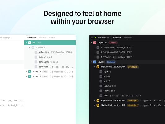 Designed to feel at home within your browser