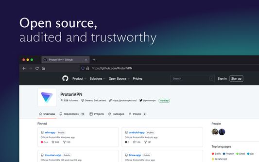 Open source, audited and trustworthy