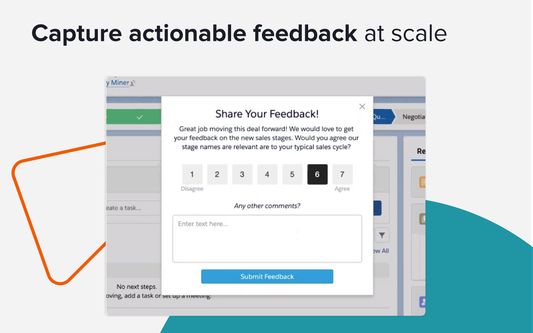 Capture actionable feedback at scale