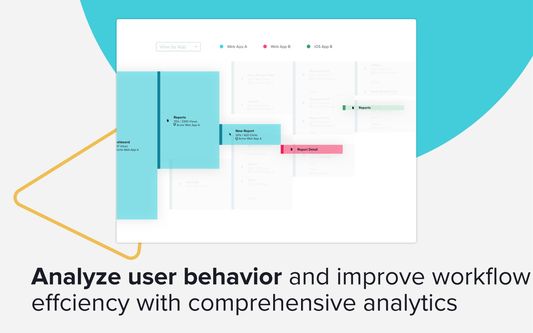 Analyze user behavior and improve workflow efficiency with comprehensive analytics