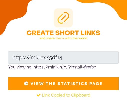 Create short, powerful links and share them with the world.