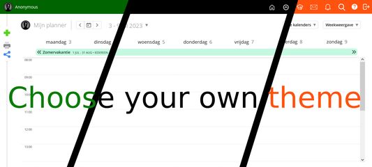 Choose your own theme! (Only 3 available)