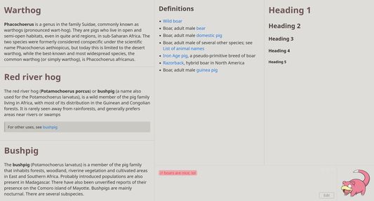 Default light theme