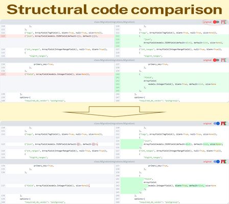 Structural code comparison