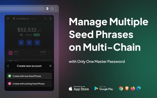 Manage Multiple Seed Phrases on Multi-Chain with Only One Master Password