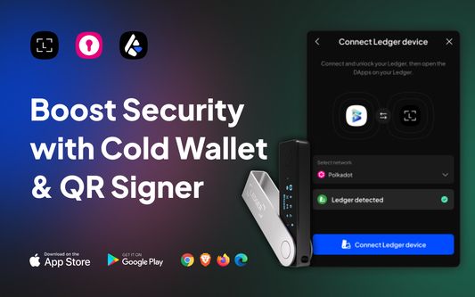 Boost Security with Cold Wallet & QR Signer