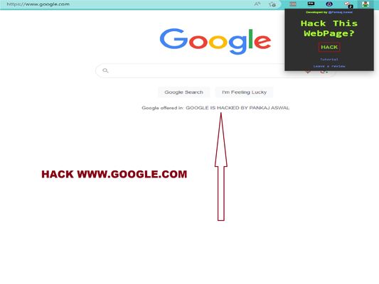 Hacking www.google.com
