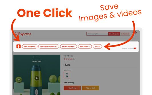 Save time with AliExpress Images Downloader!