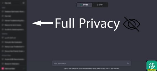 Protect your personal ChatGPT chats from shoulder surfers!