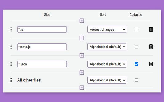 Extension popup interface